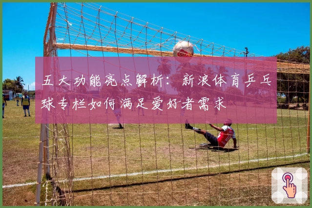 五大功能亮点解析:新浪体育乒乓球专栏如何满足爱好者需求